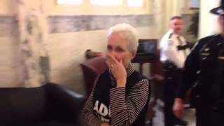 Add the Words protestors being arrested at Capitol on Monday