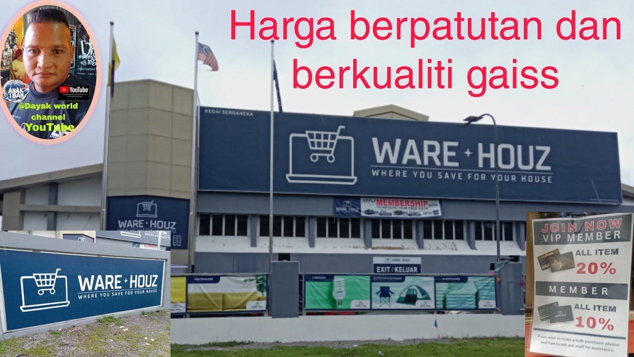 Shopping di WARE+HOUZ pending Kuching sarawak/harga berpatutan dan berkualiti gaiss 😄🙏💞🙏
