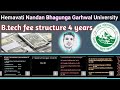 HNBGU B.tech  fee  structure | Hemavati  b.tech  all  branches  fee  structure  details 💰