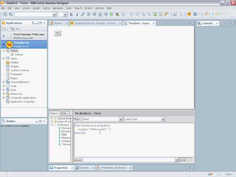 LotusScript Intro ( Ls01) - Hello world