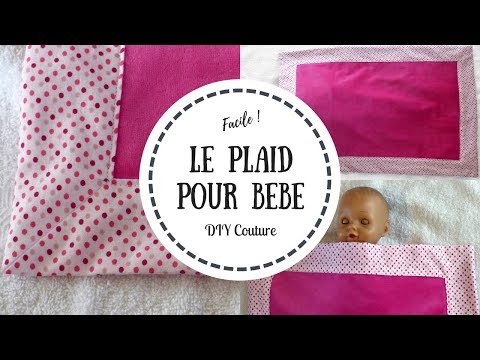 Coudre un plaid pour bébé 