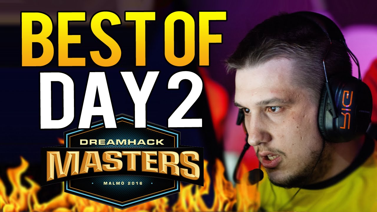 CS:GO - BEST MOMENTS OF Dreamhack Masters Malmö DAY 2