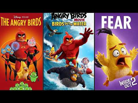 Angry Birds characters parody of Famous Animated Movie Posters #81