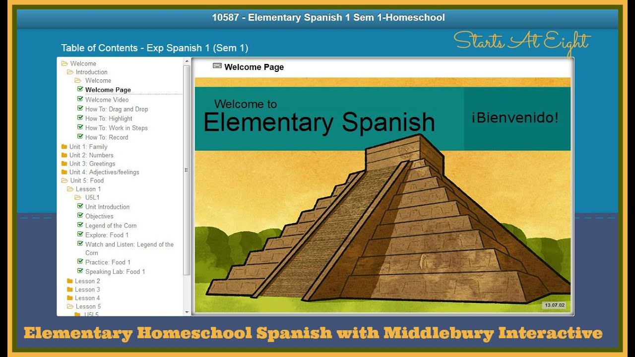 Span elements. Spanish Elementary School. Interact Spanish.
