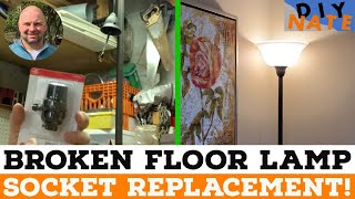 Famous How to Fix a Broken Floor Lamp - Replacing & Rewiring Light Socket! - by DIYNate Net Worth