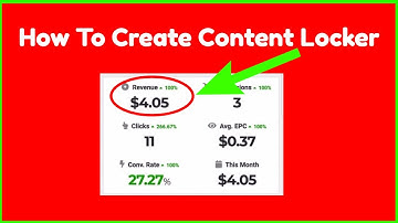 How To Create Content Locker on Affmine CPA Network