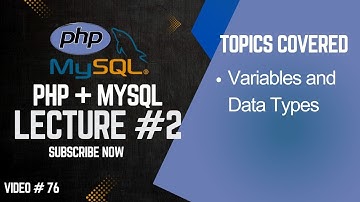 Master PHP Variables & Data Types in 8 Minutes!