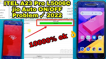 Itel A23 Pro L5006C Jio Hang On Logo restart problem solution | Flash File Tools 100% Working