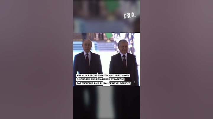 Putin Drums Up Support In Uzbekistan, 3rd Foreign Trip Since Re-Election