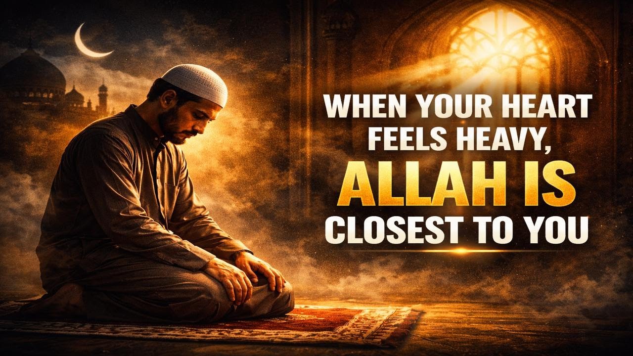 When Your Heart Feels Heavy, Allah Is Closest to You  A Reminder for Tired Souls