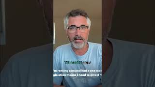 Renting changes explained. Notice periods have shifted.