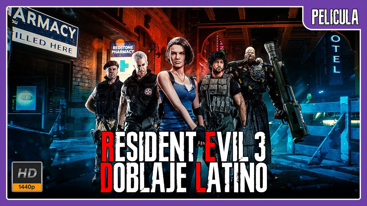 RESIDENT EVIL 3 REMAKE DOBLAJE LATINO | RE3 Historia Completa - YouTube