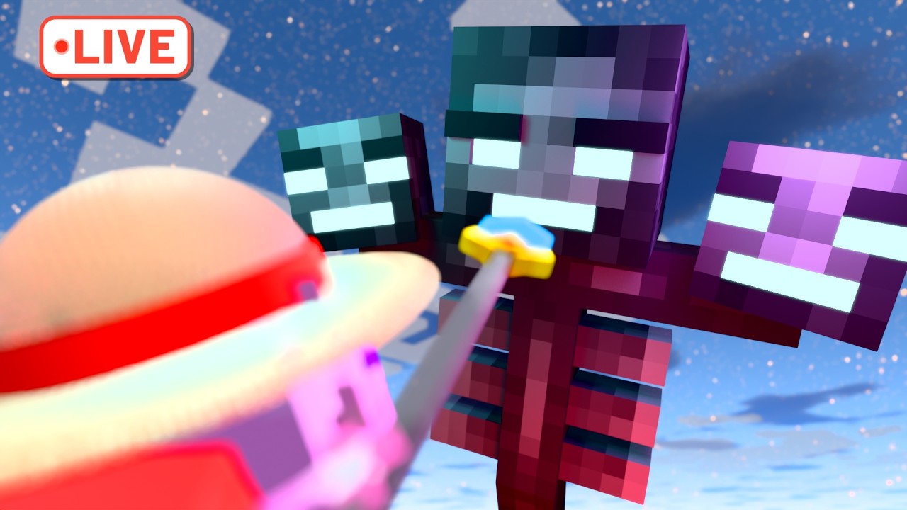 An Axolotl vs Wither🔴LIVE🔴