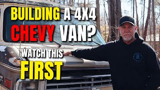 How to buy a van for 4x4 Conversion - The Swim Shop Garage