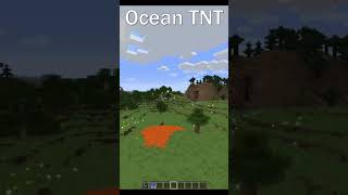 New Ocean TNT Minecraft TNT Experiment 1.12.2(mod)#shorts