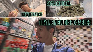 LAST MINUTE WEED SHOPPING IN NEW BUFFALO! | TRYING NEW STRAINS | BLINKERS EVERYWHERE!