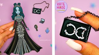 Printable Halloween outfit for paper dolls 🧛‍♀️