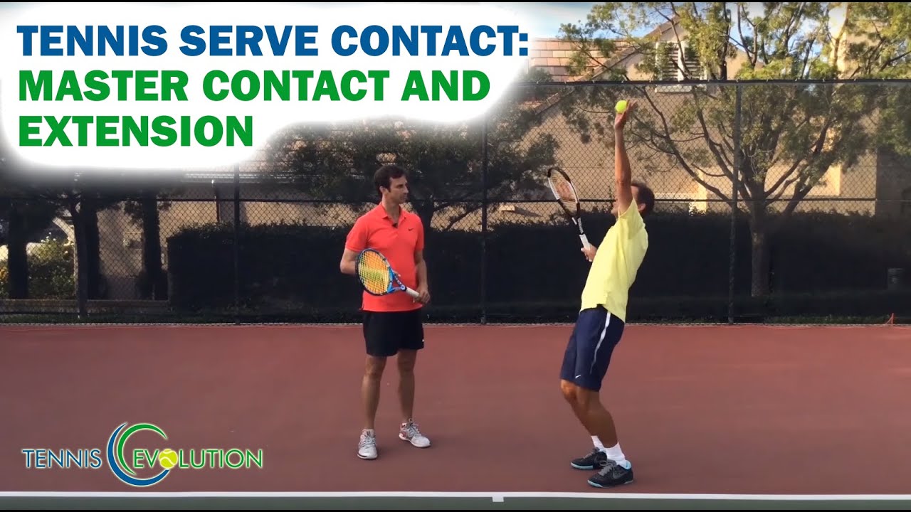 Tennis Serve Contact Point - How and Where To Make Contact With The Ball