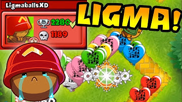 BTD BATTLES GETS LIGMA! TACK SHOOTER SECRET WEAPON! | Bloons TD Battles