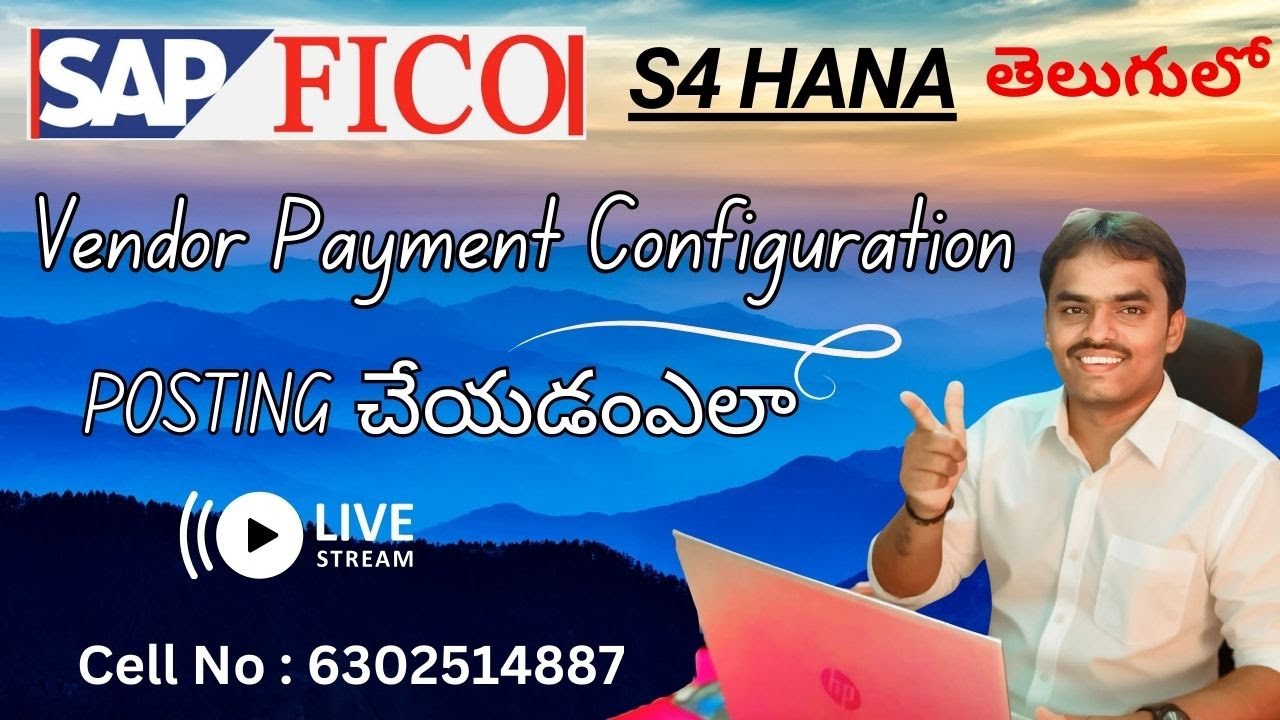 Vendor Payment Configuration in SAP FICO S/4HANA
