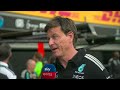 George Russell & Toto Wolff react to COSTLY clash with Lewis Hamilton 👀