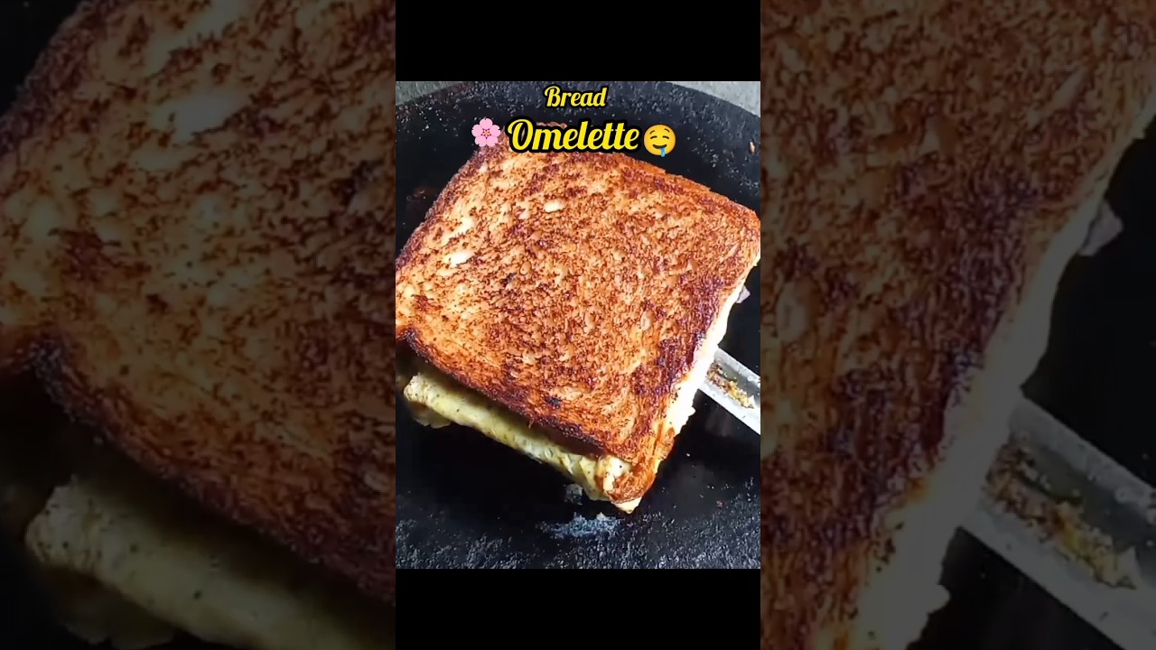 crispy bread omelette 🥪🍞