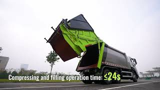 🚛 Meet the 25T ZBH5250ZYS Garbage Compactor Truck: Efficiency Meets Durability!