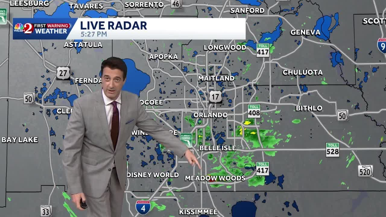 A few showers now with better rain chances late this weekend into early ...