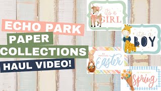 Echo Park Spring 2022 Collections - It's A Girl, It's A Boy, My Favorite Easter & My Favorite Spring