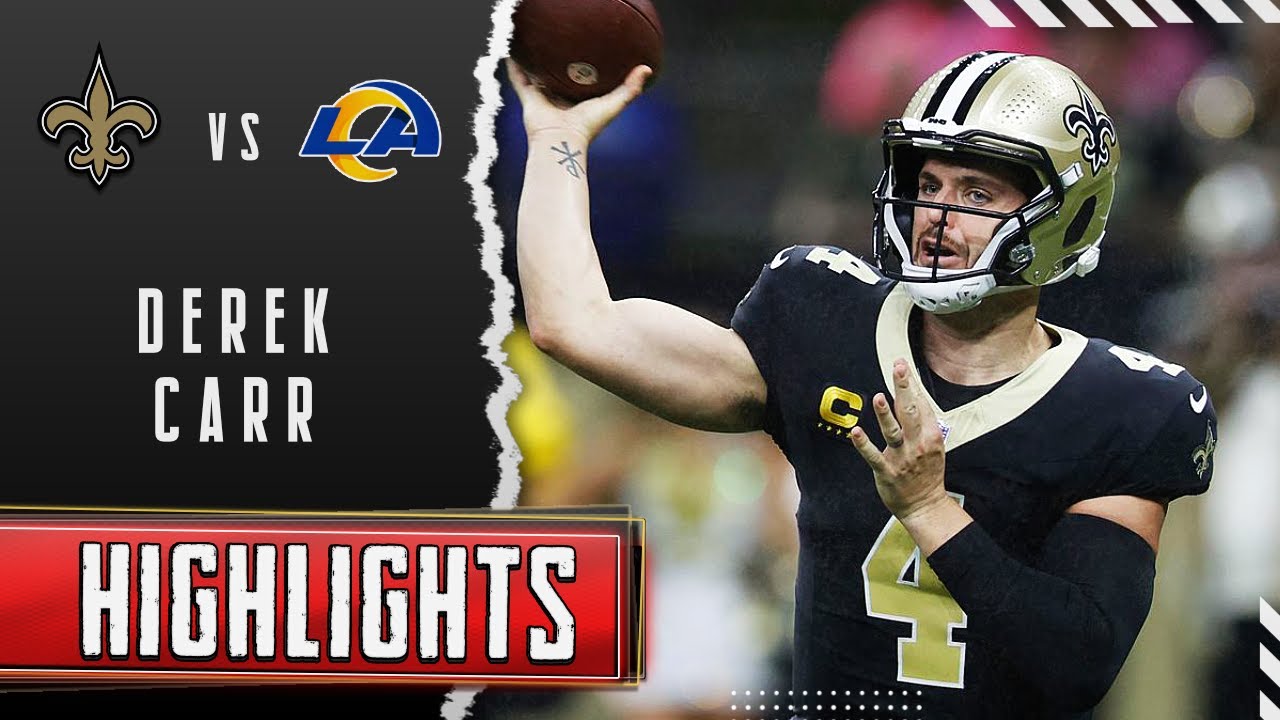 Derek Carr Best Plays vs Rams | Week 16 Highlights