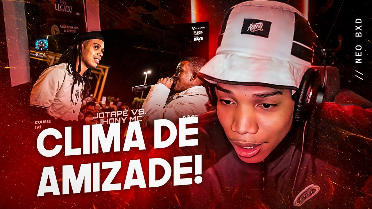 (MAIOR LOUCURA DO ANO) NEO REAGE A JHONY X JOTAPE - BATALHA DO COLISEU