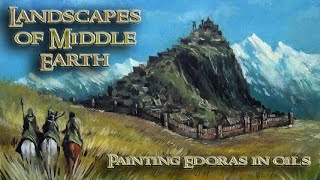How To Paint A Landscape Of Edoras In Oils