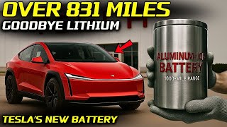 Tesla’s New Aluminum Battery! Model 2: 1,600 Wh\/kg, 27-year life, 99% after 10k! 647 Miles!