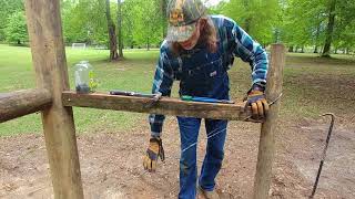 Bracing a Corner Fence Post