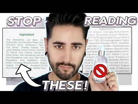 STOP Relying On The Ingredient List! Skincare Mistakes And Misinformation ✖  James Welsh