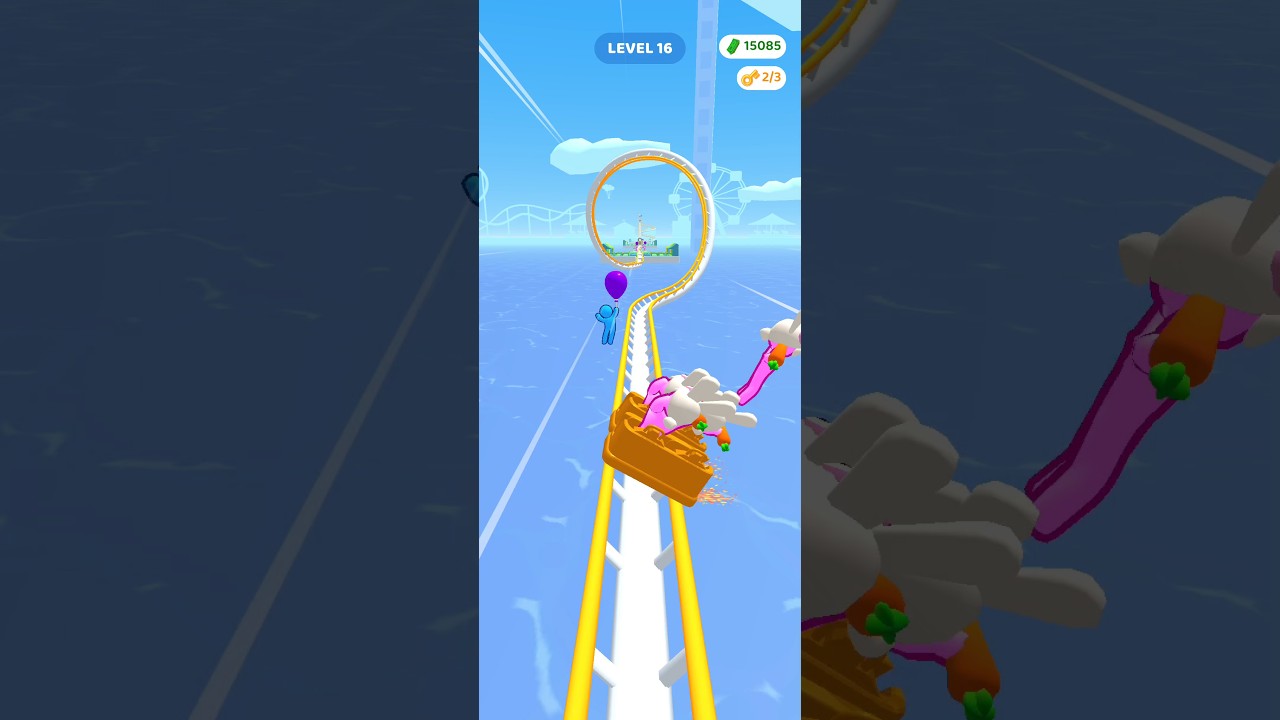 Runner Coaster gameplay level 16 