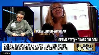 Marty Griffin Show clip - Glenn Thomas, U. S. Steel Edgar Thomson Plant, / USW Local 1219