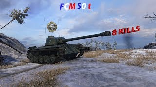 FCM 50 t - 8 Kills | World of Tanks