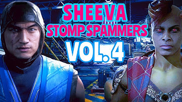 MK11 - 33 Minutes of Kombat League Sheeva Stomp Spammers VOL. 4 (SHOCKING MATCH REPLAYS EDITION)