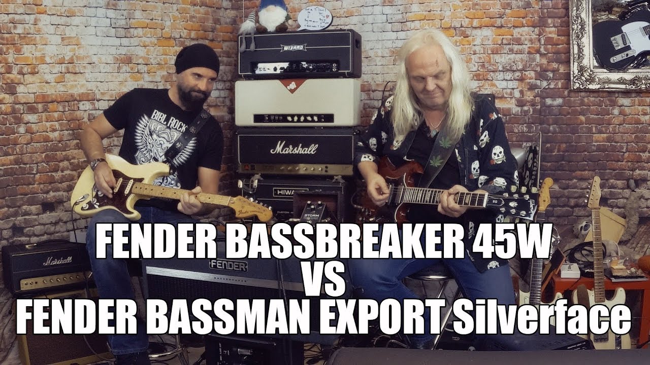 Fender Bassbreaker 45W vs. Fender BassMan Export 40W Talk & Jam YouTube