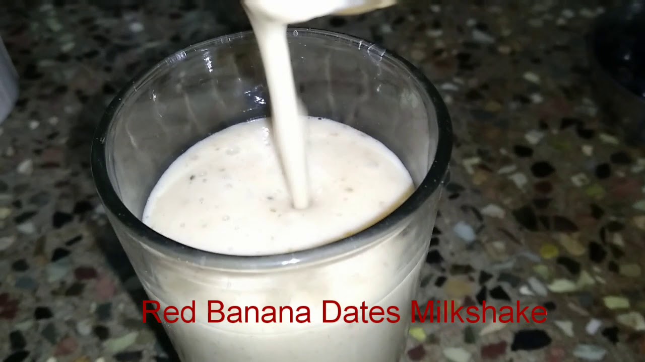 red-banana-dates-milkshake-home-made-health-milkshake-healthy
