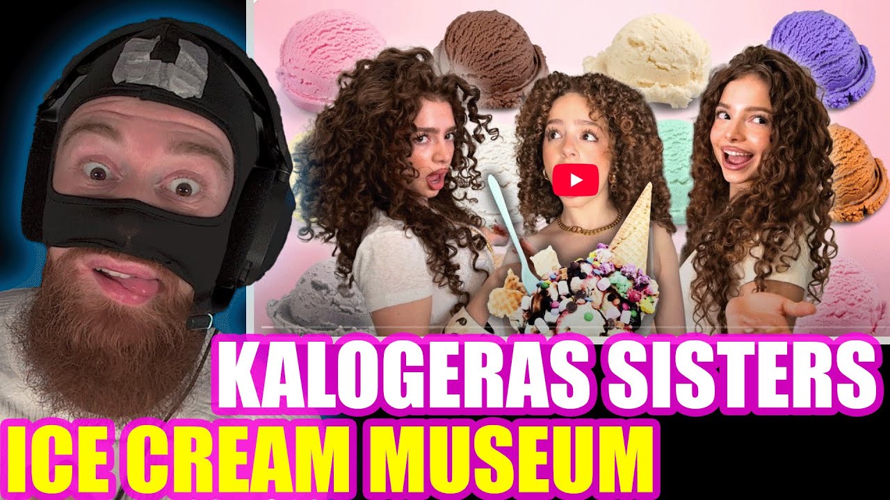 KALOGERAS SISTERS GO TO AN ICE CREAM MUSEUM | UDYZYZ REACTION