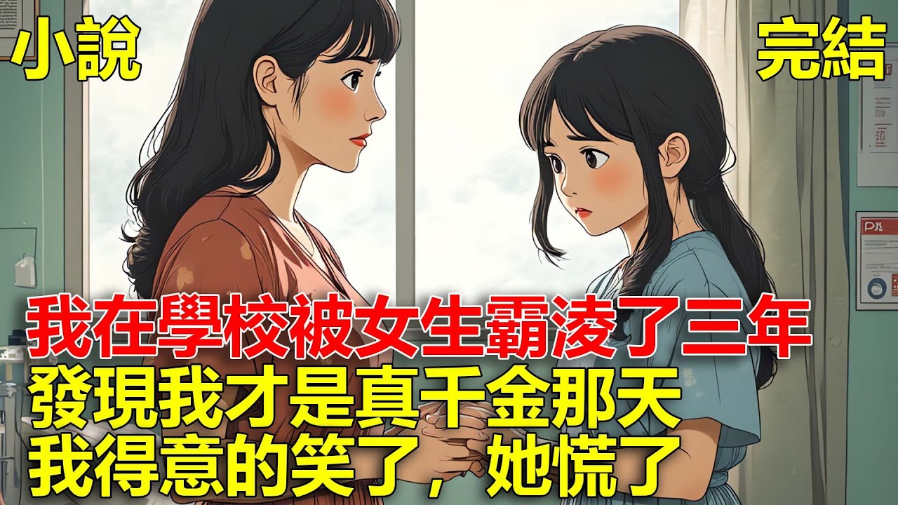 我在學校被有錢的女生霸淩了三年，結果發現她是假千金，我才是真千金，這下她慌了！