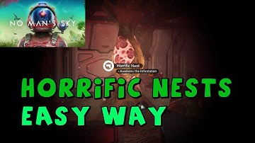 Horrific Nests on Derelict Freighters - No Man