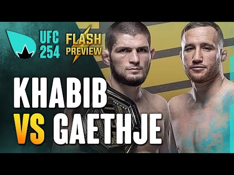 UFC 254 Khabib Nurmagomedov vs. Justin Gaethje  | Flash Preview !!