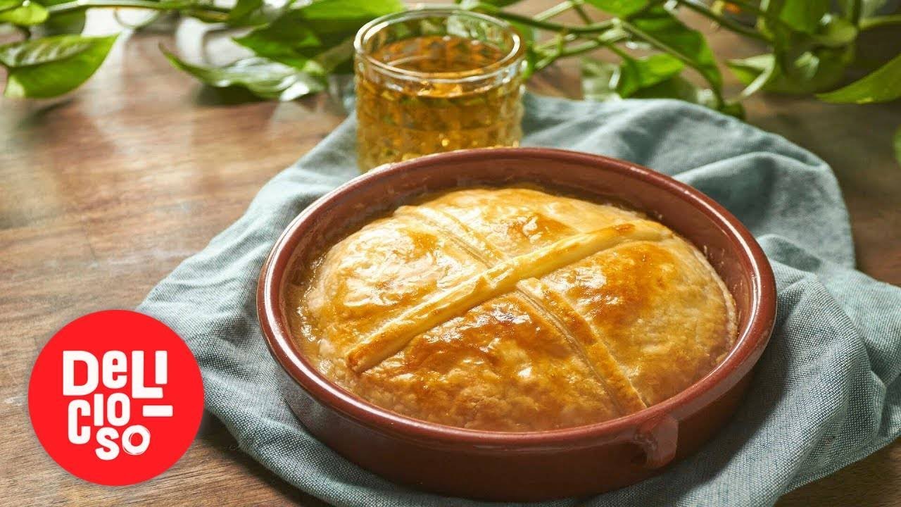 Pastel de puerros y pollo | Delicioso