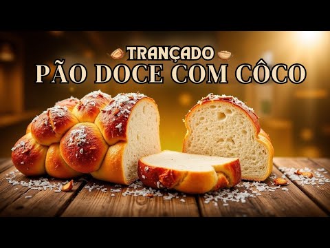 🥥🍞 PÃO TRANÇADO COM COCO: TÃO FOFO QUE DERRETE NA BOCA! VOCÊ NUNCA VIU NADA IGUAL! 💥🤩