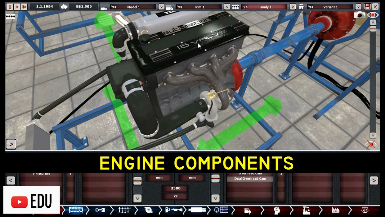 ANIMASI 19 Komponen Utama Mesin Bensin Dan Mesin Diesel YouTube