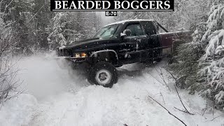TRUCK EATER TRAIL DURING SNOW STORM (& I LOST)