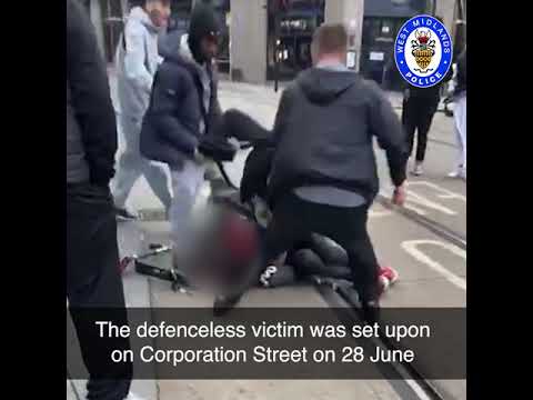 Violent assault on Corporation Street